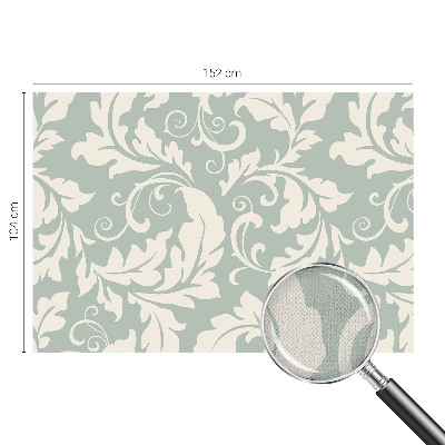 Fotomural decorativo para cabecero de cama con diseño de hojas decorativas