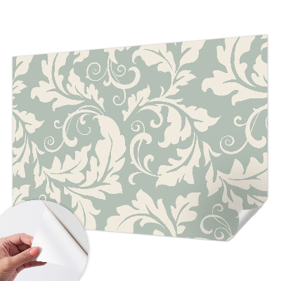 Fotomural decorativo para cabecero de cama con diseño de hojas decorativas