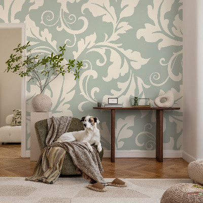 Fotomural decorativo para cabecero de cama hojas decorativas