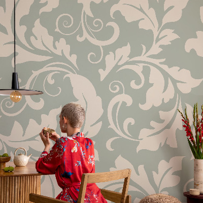 Fotomural decorativo para cabecero de cama hojas decorativas