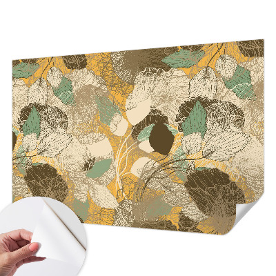 Mural de pared con estampado hermoso Belleza vegetal