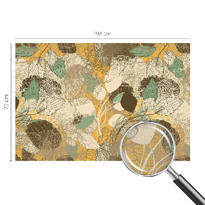 Mural de pared con estampado hermoso Belleza vegetal