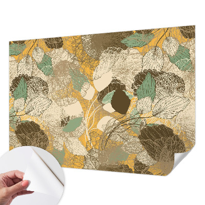 Mural de pared con estampado hermoso Belleza vegetal
