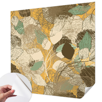 Mural de pared con estampado hermoso Belleza vegetal