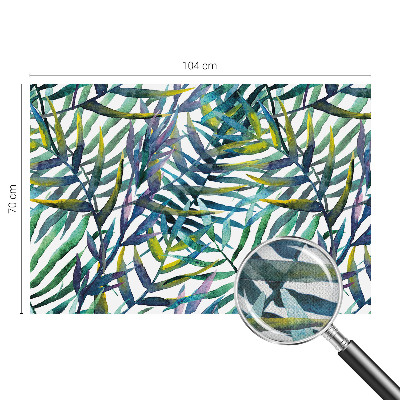 Fotomural decorativo para cabecero de cama Vegetación exótica
