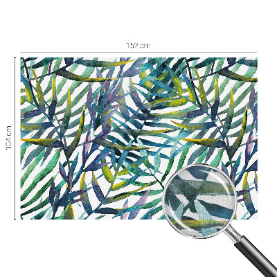 Fotomural decorativo para cabecero de cama Vegetación exótica
