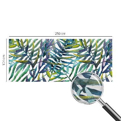 Fotomural decorativo para cabecero de cama Vegetación exótica