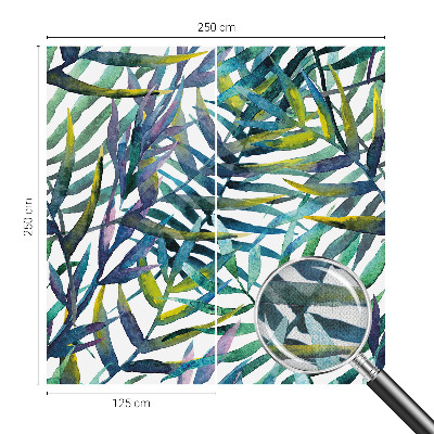 Fotomural decorativo para cabecero de cama Vegetación exótica