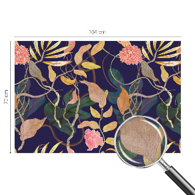 Mural de pared con estampado hermoso Elegancia vegetal