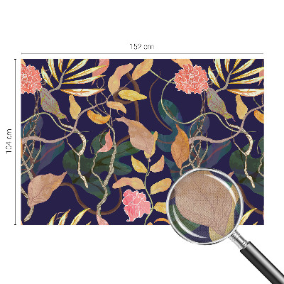 Mural de pared con estampado hermoso Elegancia vegetal