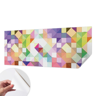 Fotomural decorativo para cabecero de cama Formas coloridas