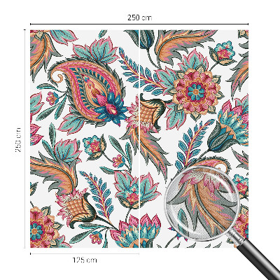 Papel mural texturado decorativo Patrón oriental