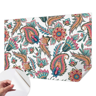 Papel mural texturado decorativo Patrón oriental