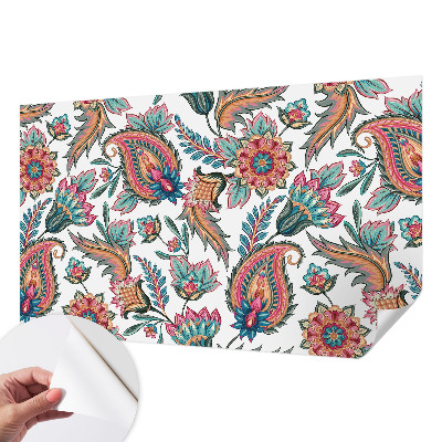 Papel mural texturado decorativo con un patrón oriental