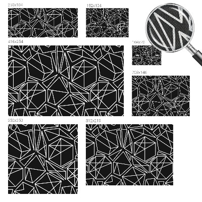 Mural de pared con estampado hermoso con diseño de abstracción moderna