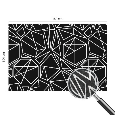 Mural de pared con estampado hermoso con diseño de abstracción moderna