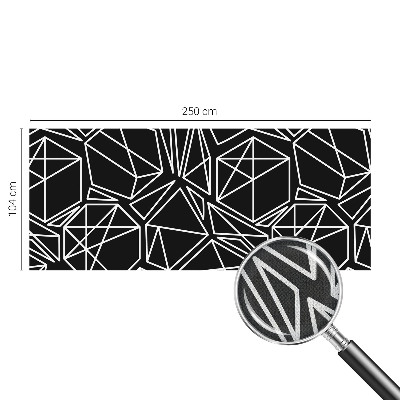 Mural de pared con estampado hermoso con diseño de abstracción moderna