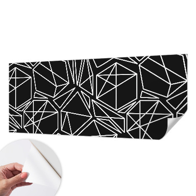 Mural de pared con estampado hermoso con diseño de abstracción moderna