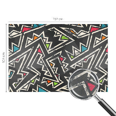 Mural de pared con estampado hermoso Geometría energética