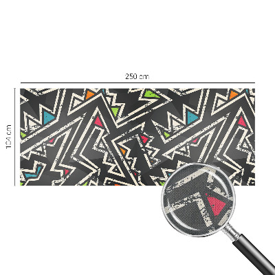 Mural de pared con estampado hermoso Geometría energética