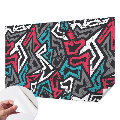 Papel mural con patrón decorativo con mosaico abstracto