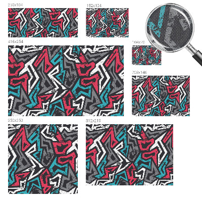 Papel mural con patrón decorativo Mosaico abstracto