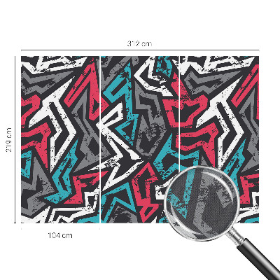 Papel mural con patrón decorativo Mosaico abstracto