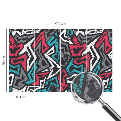 Papel mural con patrón decorativo Mosaico abstracto