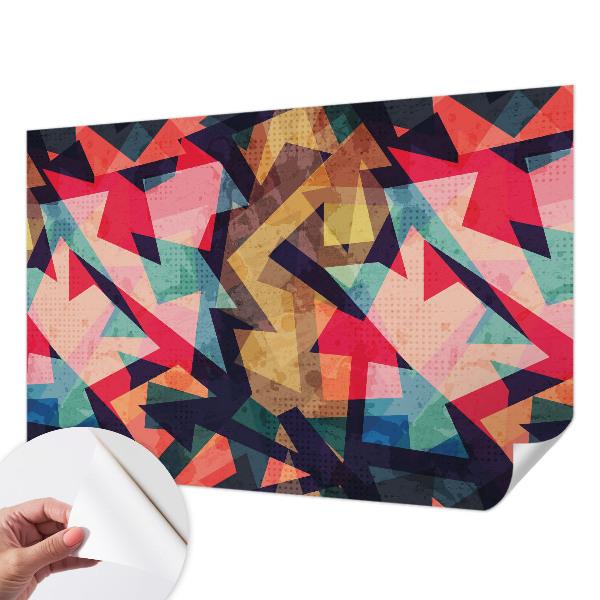 Fotomural decorativo para cabecero de cama Patrón colorido