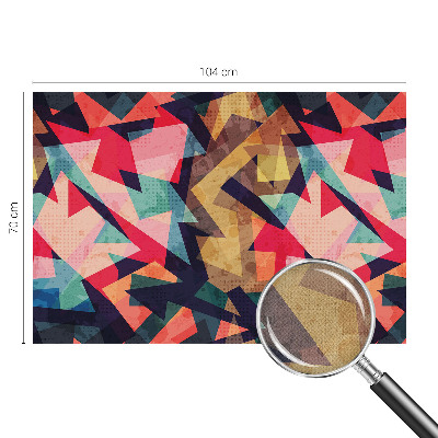 Fotomural decorativo para cabecero de cama con un patrón colorido