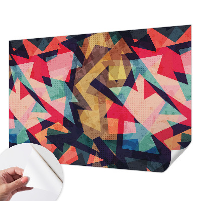 Fotomural decorativo para cabecero de cama Patrón colorido