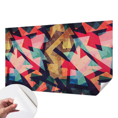 Fotomural decorativo para cabecero de cama con un patrón colorido