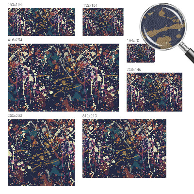 Papel mural texturado decorativo Abstracción colorida