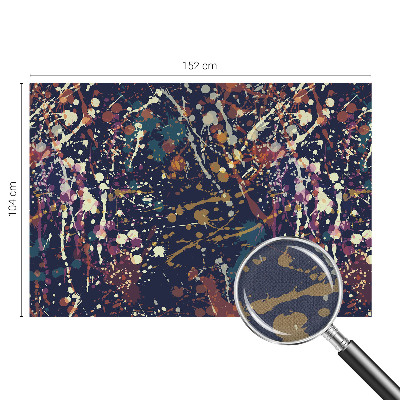 Papel mural texturado decorativo Abstracción colorida