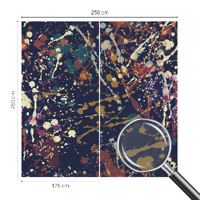 Papel mural texturado decorativo Abstracción colorida