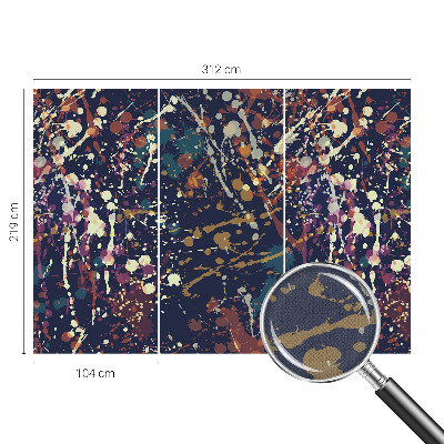 Papel mural texturado decorativo Abstracción colorida