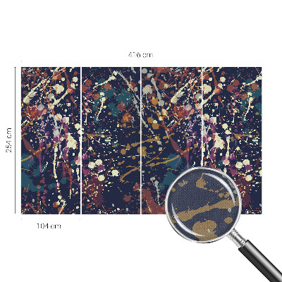 Papel mural texturado decorativo Abstracción colorida