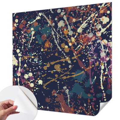 Papel mural texturado decorativo Abstracción colorida