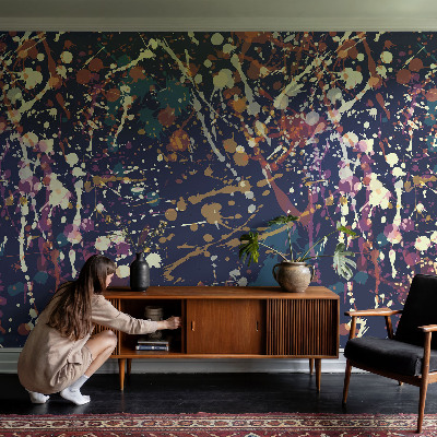 Papel mural texturado decorativo Abstracción colorida