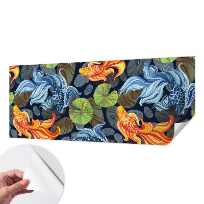 Mural de pared con estampado hermoso Patrones de peces