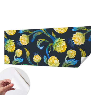 Papel mural texturado decorativo Virtuoso de las plantas