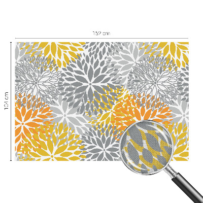 Mural de pared con estampado hermoso energía floral