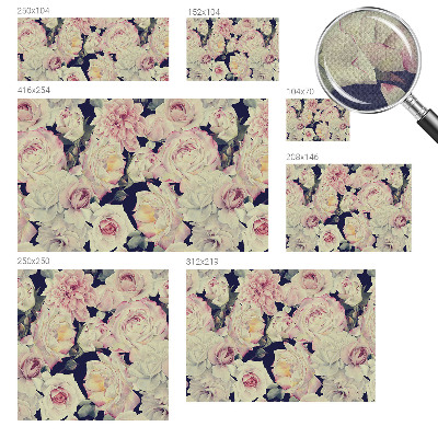 Fotomural decorativo para cabecero de cama ramo de flores