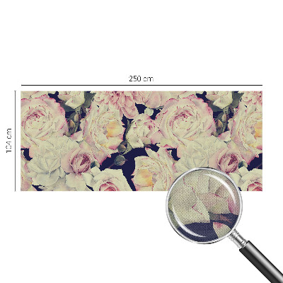 Fotomural decorativo para cabecero de cama con un ramo de flores