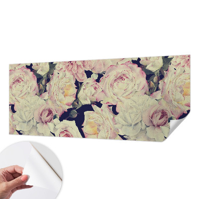Fotomural decorativo para cabecero de cama con un ramo de flores