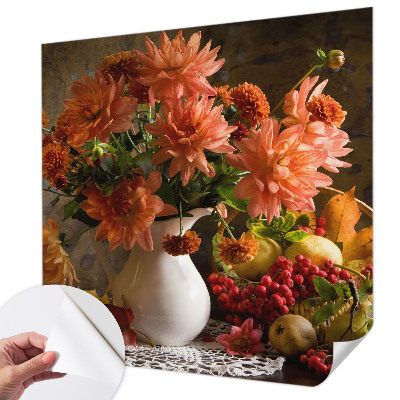 Papel mural con patrón decorativo Composición otoñal