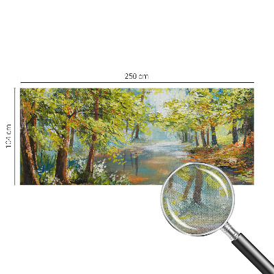 Mural de pared con estampado hermoso Lago idílico