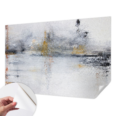 Papel mural texturado decorativo con un diseño de abstracción armoniosa