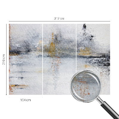 Papel mural texturado decorativo Abstracción armoniosa