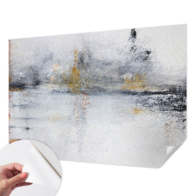 Papel mural texturado decorativo con un diseño de abstracción armoniosa